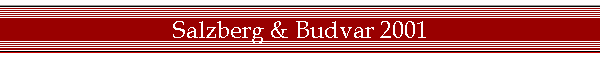 Salzberg & Budvar 2001